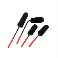 4 size Antistatic Car Cleaning 100% Wool Wheel Brush ,Multipurpose use for Tire, Rim,Vehicle, car wash tire brush