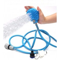 Sprayer Dog Wash Brush Glove Soft Washing Cleaning and Messaging Pet Bath