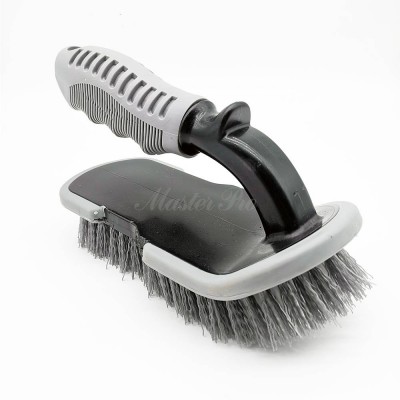 Master M71099 Premium Auto & Car Wash Brushes Chemical Resistant Stiff Bristles Tire Cleaning Brushes with Soft Grip