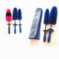 Easy Reach Auto Wheel Rim Nylon Detailing Cleaning Brush Best Car Tyre Washing Brush Tool