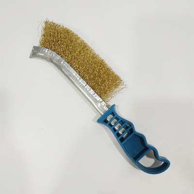 Master D53005-1 Industrial cleaning brush Plastic Handle Brass Steel Wire Brush